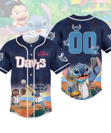 Lilo & Stitch Baseball Jersey - Custom Name & Number - Kids & Adults, Perfect Gift!