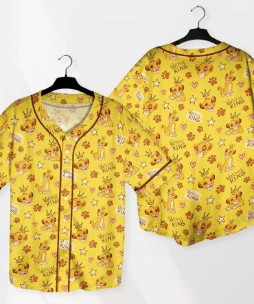 Vibrant Yellow Cartoon Animal Print Short Sleeve Shirt - Fun & Stylish Summer Wear For Kids