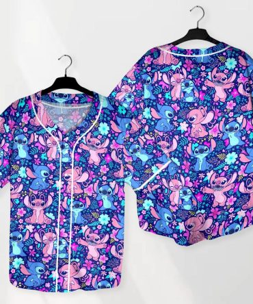 Vibrant Cartoon Character Pajama Set – Fun & Comfy Nightwear For All Ages