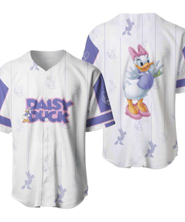 Daisy Duck Baseball Jersey – Stylish Disney Apparel For Fans