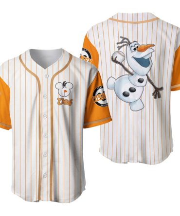 Olaf Disney Baseball Jersey – Fun & Stylish Fan Apparel For All Ages