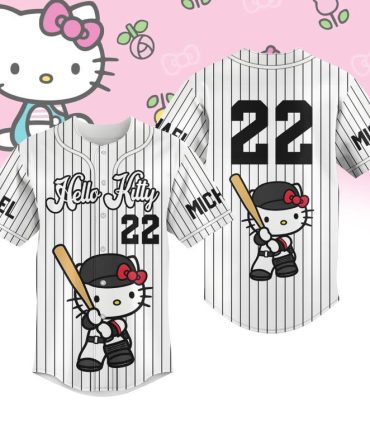 Hello Kitty Baseball Jersey - Cute & Stylish Fan Apparel For Sports Lovers