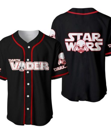 Star Wars Darth Vader Baseball Jersey – Dark Side Fan Apparel