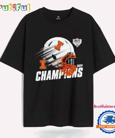 Illinois Fighting Illini 2024 Citrus Bowl Helmet T Shirt