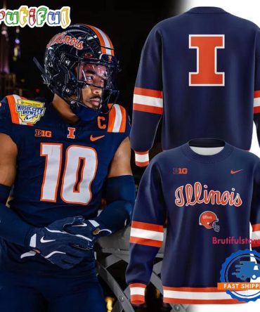 Illinois Fighting Illini Football Music City Bowl Uniform Limited Edition Sweatshirt