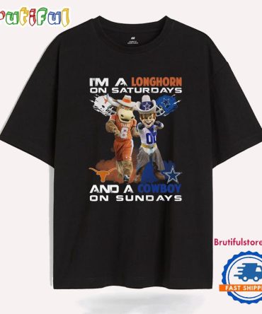 I'M A Longhorn On Saturdays And A Cowboy On Sundays T Shirt