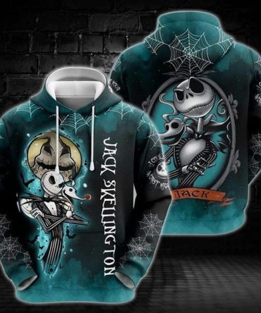 Tnbc Hoodie Jack Skellington Oogie Boogie Blue Hoodie