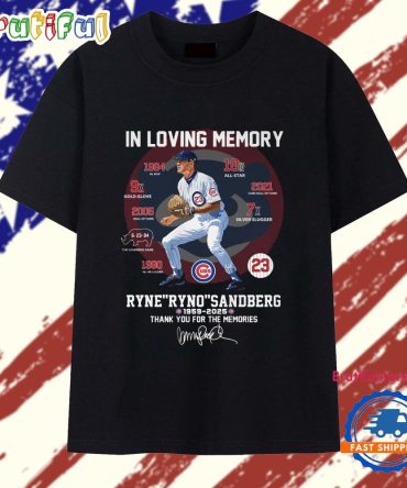In Loving Memory  Ryne Ryno Sandberg 1959-2025 T Shirt
