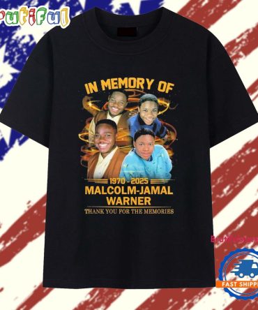 In Memory Of 1970-2025 Malcolm Jamal Warner Thank You For The Memories T Shirt