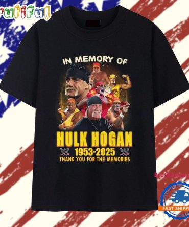 In Memory Of Hulk Hogan 1953-2025 Wwe Signature T Shirt
