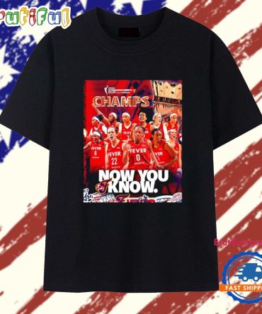 Indiana Fever 2025 Wnba Commissioner’S Cup Champs Now You Know T Shirt
