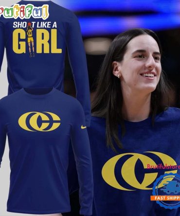 Indiana Fever Caitlin Clark Shoot Like A Girl Long Sleeve Shirt