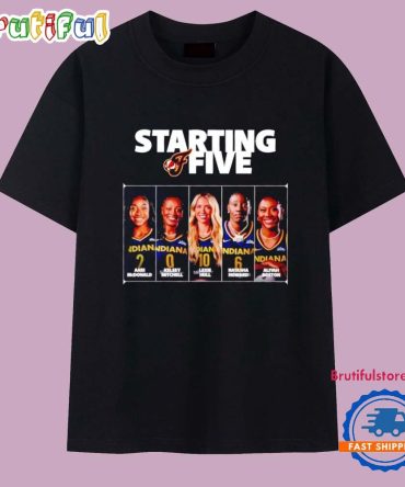 Indiana Fever Starting Five Players T Shirt