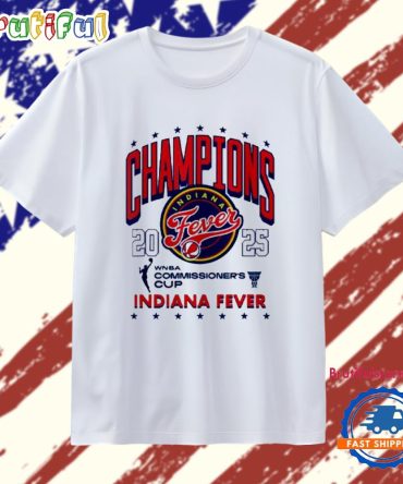 Indiana Fever Wnba Commissioner’S Cup 2025 Champion Vintage T Shirt
