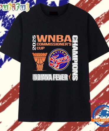 Indiana Fever Wnba Commissioner’S Cup Champions 2025 Logo T Shirt