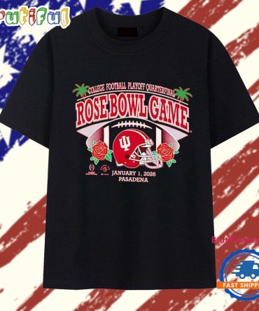 Indiana Hoosiers 2025 Cfp Quarterfinal Rose Bowl Game T Shirt