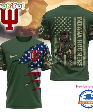 Indiana Hoosiers 2025 Ncaa Veteran Limited 3D Shirt