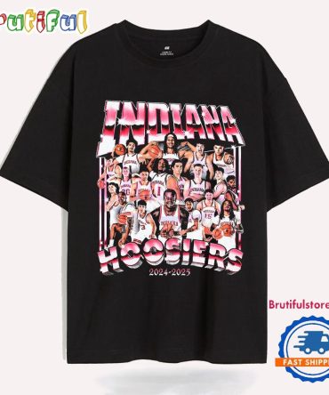 Indiana Hoosiers Basketball 2024 2025 T Shirt