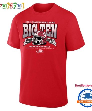 Indiana Hoosiers Football 2025 Big Ten Championship Game T Shirt
