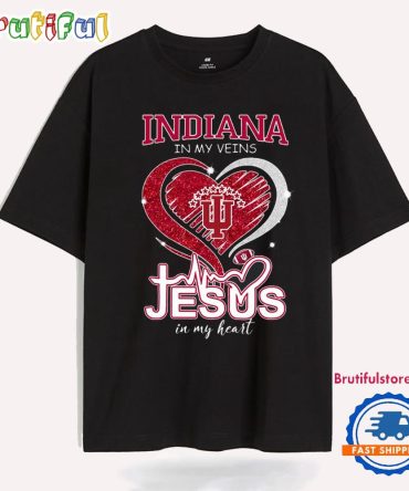 Indiana In My Veins Jesus Loves Me Limited Edition T Shirt