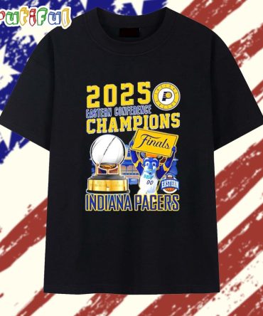 Indiana Pacers 2025 Eastern Conference Champions Finals Mascot T Shirt