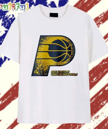Indiana Pacers 2025 Eastern Conference Finals Logo T Shirt