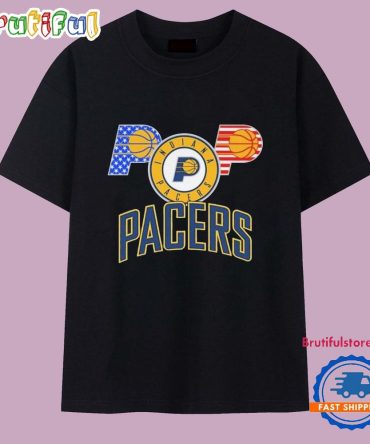 Indiana Pacers Basketball 2025 Logo T Shirt