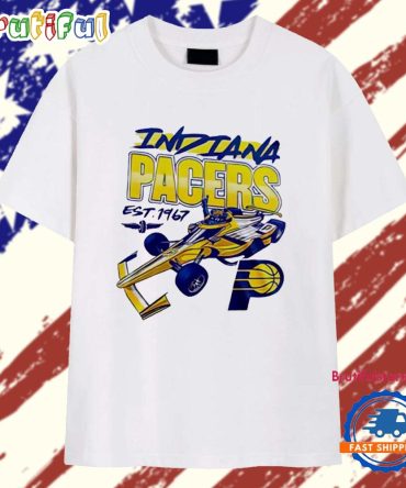 Indiana Pacers Basketball Racing Est 1967 T Shirt