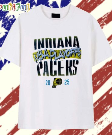 Indiana Pacers Nba Playoffs 2025 Logo T Shirt