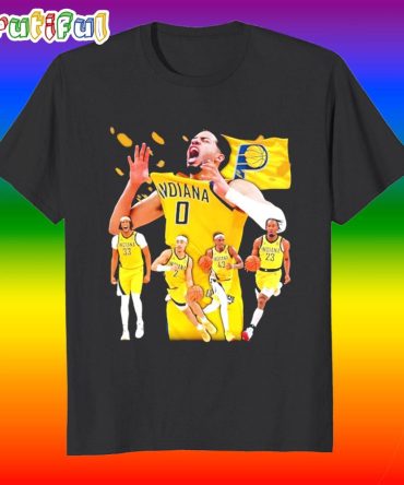 Indiana Pacers Player Collage 2025 Nba Playoffs T Shirt