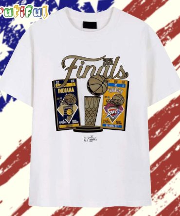 Indiana Pacers Vs. Oklahoma City Thunder 2025 Nba Finals Ticket Matchup T Shirt