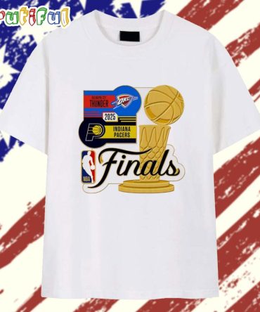 Indiana Pacers Vs Oklahoma City Thunder Wincraft Nba Finals Matchup 2025 T Shirt