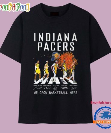 Indiana Pacers We Grow Basketball Here T Shirt