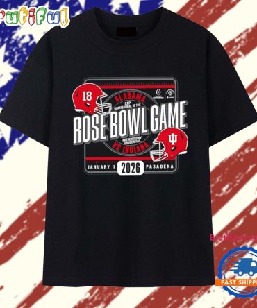 Indiana Vs Alabama Football 2026 Rose Bowl Game Helmets T Shirt