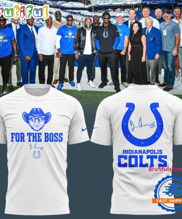 Indianapolis Colts 2025 Nfl For The Boss White T Shirt