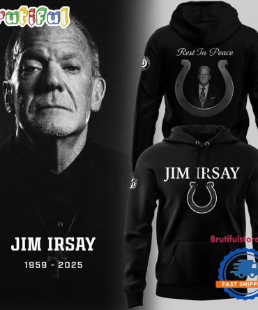Indianapolis Colts Big Man Jim Irsay Football Tribute 1959-2025 Hoodie