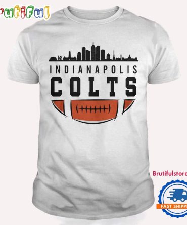 Indianapolis Colts Nfl 2025 City Skyline T Shirt