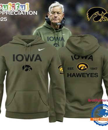 Iowa Hawkeyes Military Appreciation 2025 Special Hoodie Shirt