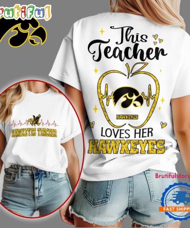 Iowa Hawkeyes Teacher Appreciation Month Vintage T Shirt