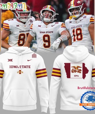 Iowa State Cyclone Flag Uniform 2025 Limited Edition Hoodie