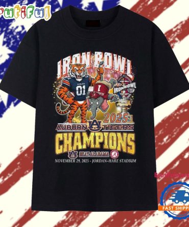 Iron Bowl Champions 2025 Auburn Tigers Beat Alabama Crimson Tide T Shirt