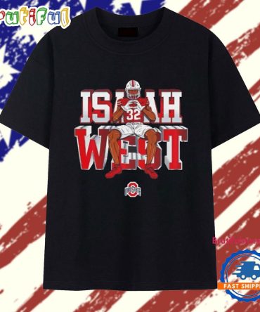 Isaiah West Ohio State Buckeyes Caricature T Shirt