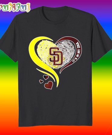 It’S In My Dna San Diego Padres Heart 2025 T Shirt