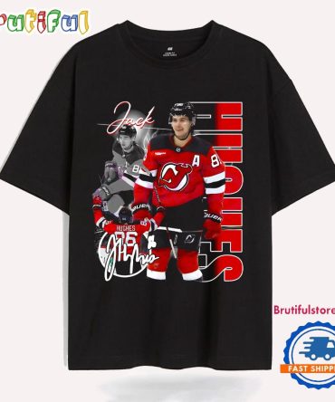 Jack Hughes New Jersey Devils Nhl Players T Shirt