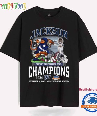 Jackson State Tigers Cricket Celebration Bowl Champions 2024 T Shirt
