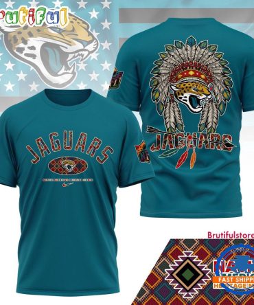 Jacksonville Jaguars Native American Heritage Month 3D Shirt