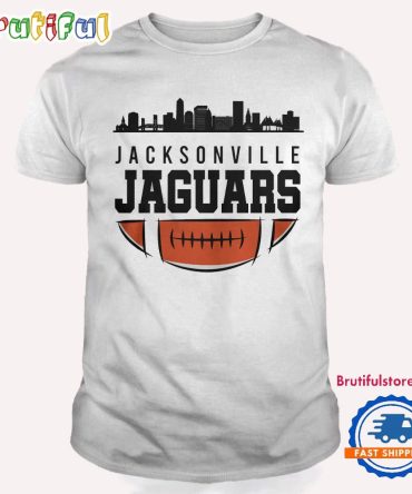 Jacksonville Jaguars Nfl 2025 City Skyline T Shirt
