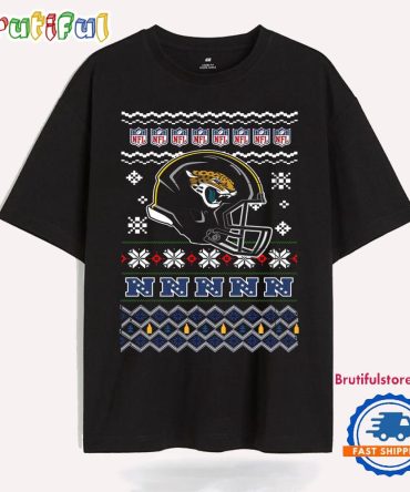 Jacksonville Jaguars Football Logo Team Helmet Merry Chritmas 2024 T Shirt