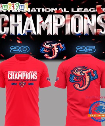 Jacksonville Jumbo Shrimp 2025 International League Champions T Shirt