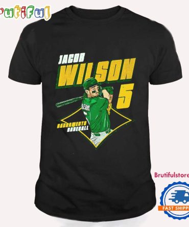 Jacob Wilson Sacramento Diamond Player Number And Name T Shirt